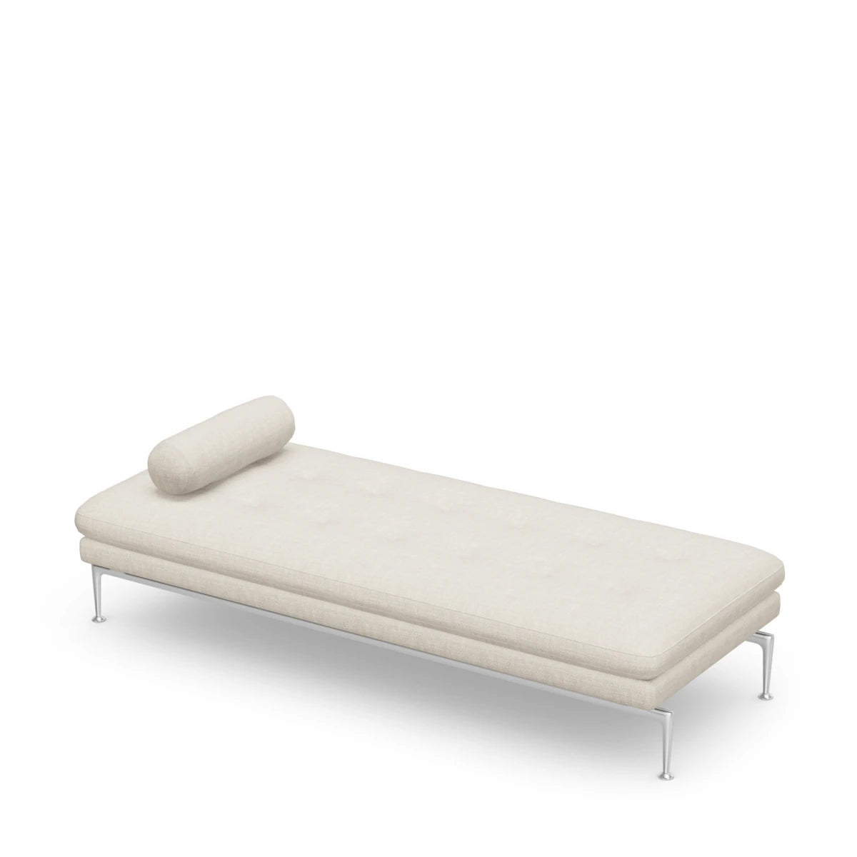 Suita Daybed Tufted With Roll Cushion fabric Savana Pearl Melange - view 1