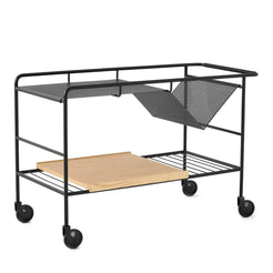 Alima Trolley NDS1 Matt Black-Oak - view 1