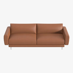 Edge V1 Sofa Mod 21 (Treviso Cuoio, Chrome Leg) - view 1