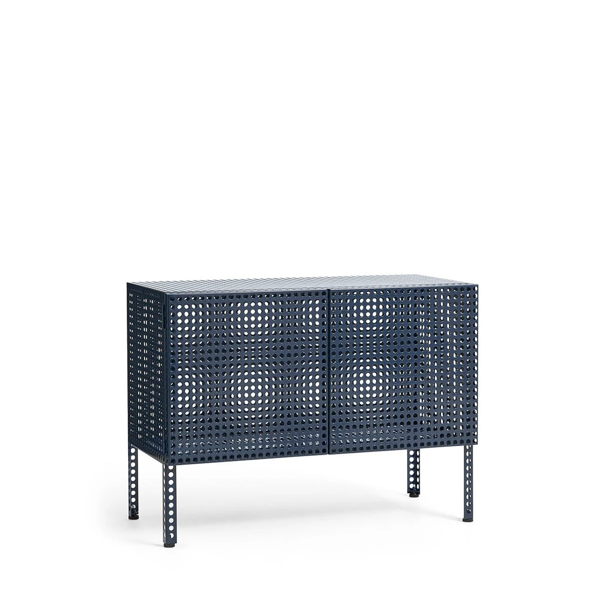 Perforated Cabinet Floor Small Steel Blue - view 1