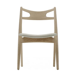 CH29P Oak Oil Grey Dining Chair - view 1