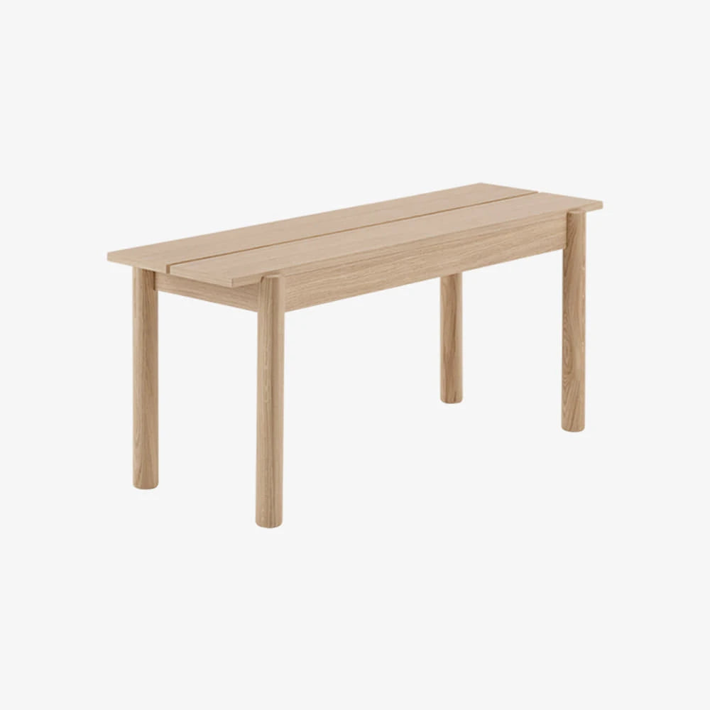 Linear Wood Bench - view 1