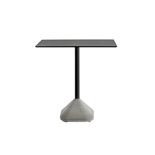 Concrete Square Table 700 Black - view 1
