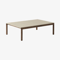 Couple Coffee Table 3 Plain Sand/Dark Oiled Oak - view 1
