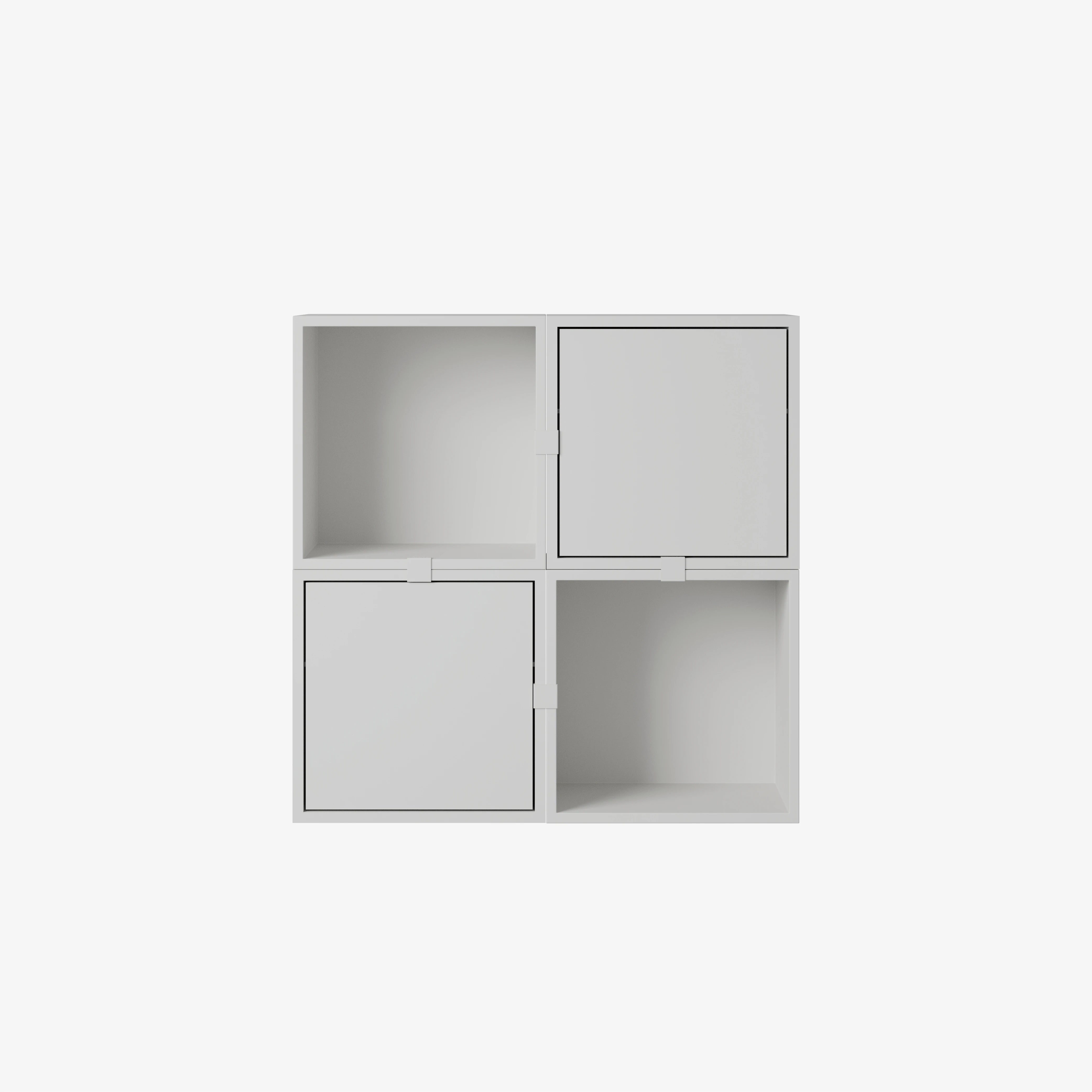 Stacked Storage System Hallway Config.4 Grey - view 1