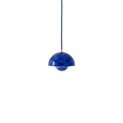 Flowerpot Pendant VP10 Cobalt Blue & Twilight Blue Pattern - view 1