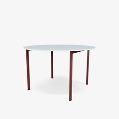 Moser Table Linear Round 120 BlackRed/Liquid Glass - view 1