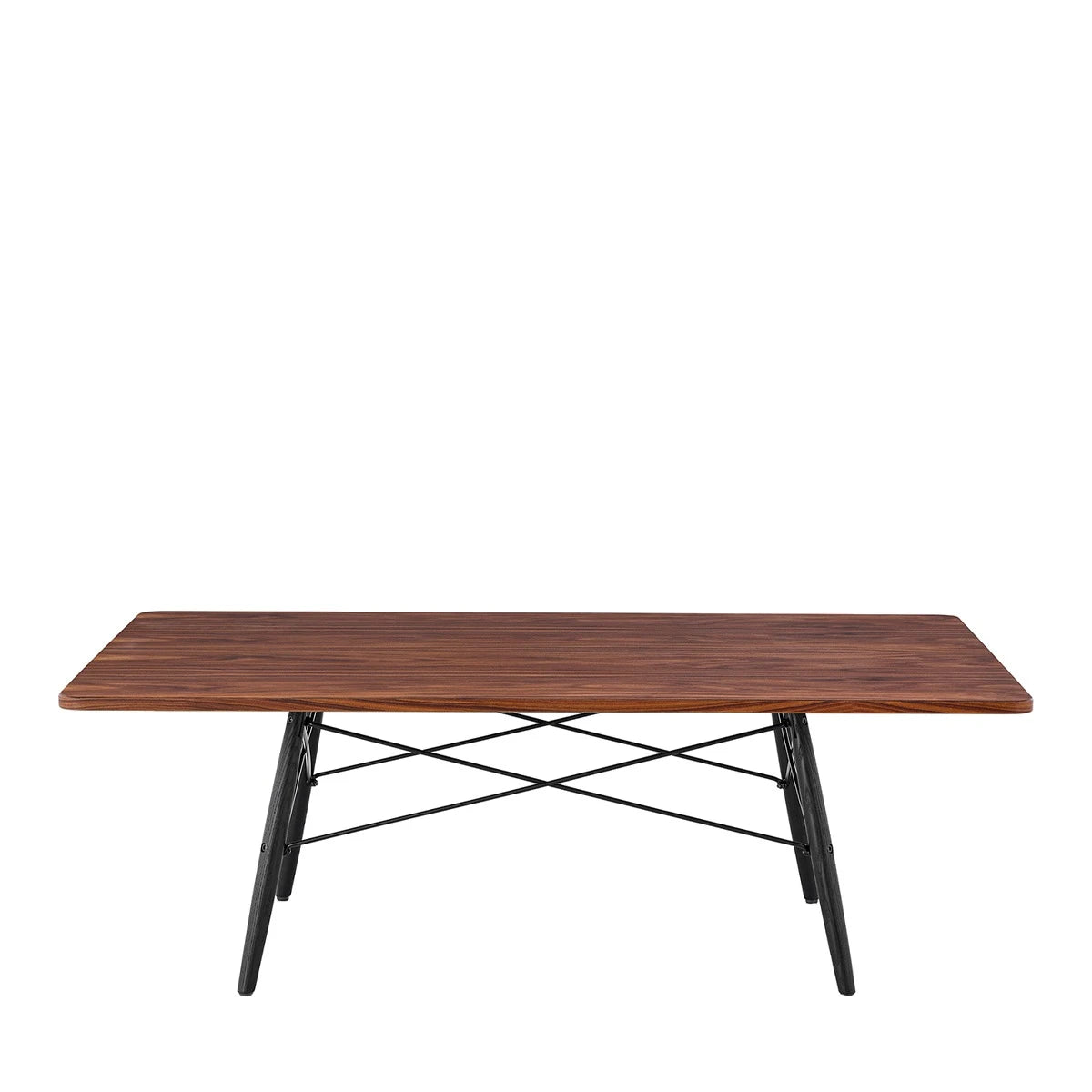Eames Coffee Table Rectangular Walnut-Ebony-Black - view 1