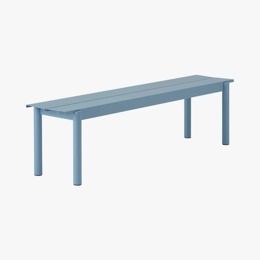 Linear Steel Bench - view 1
