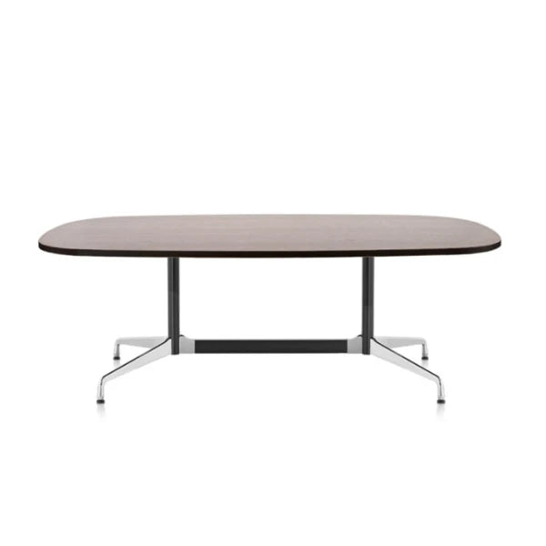 Eames Conference Oval Walnut Table - view 1