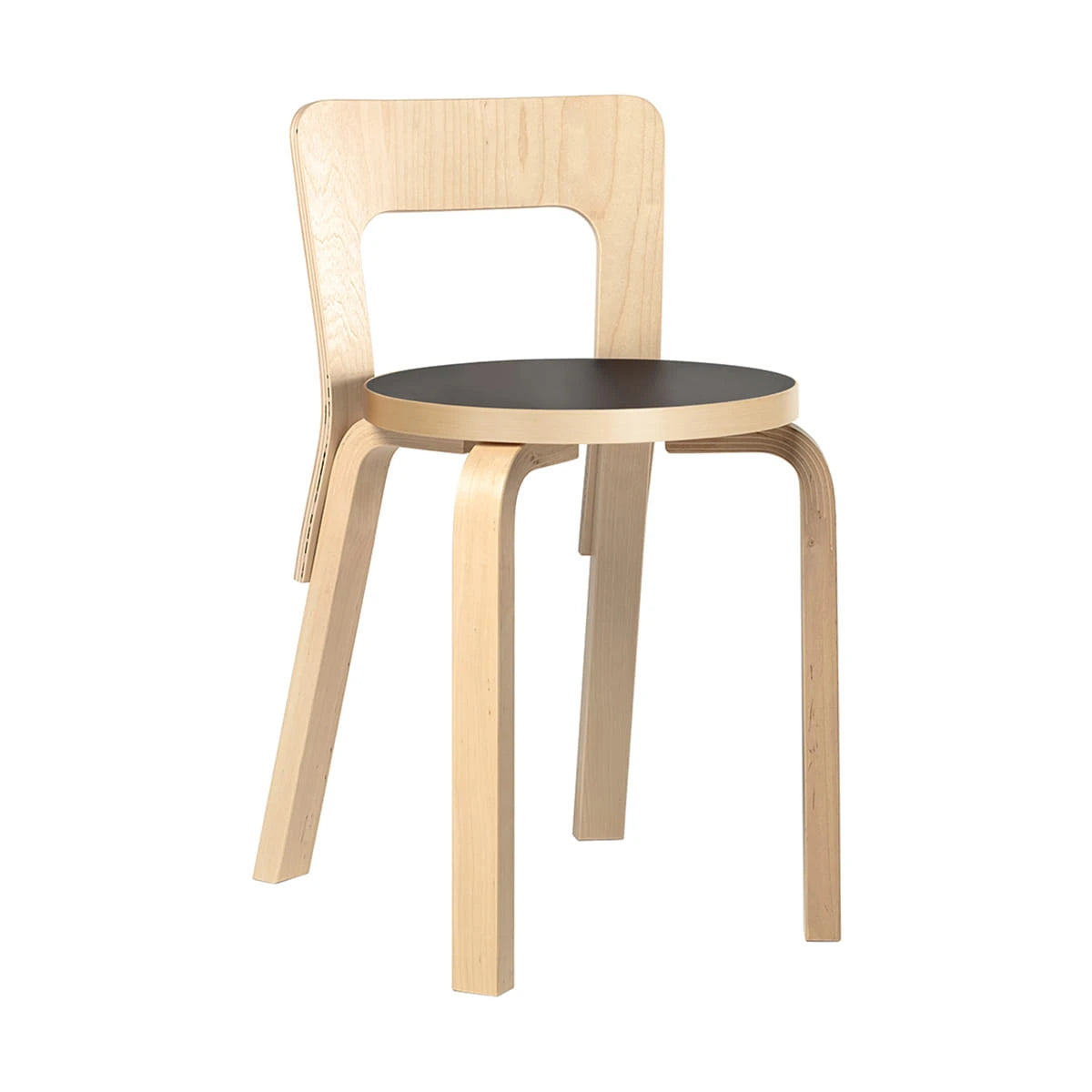 Chair 65 2Heights Black-Birch - view 1