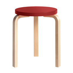 Stool 60 Birch-Red - view 1