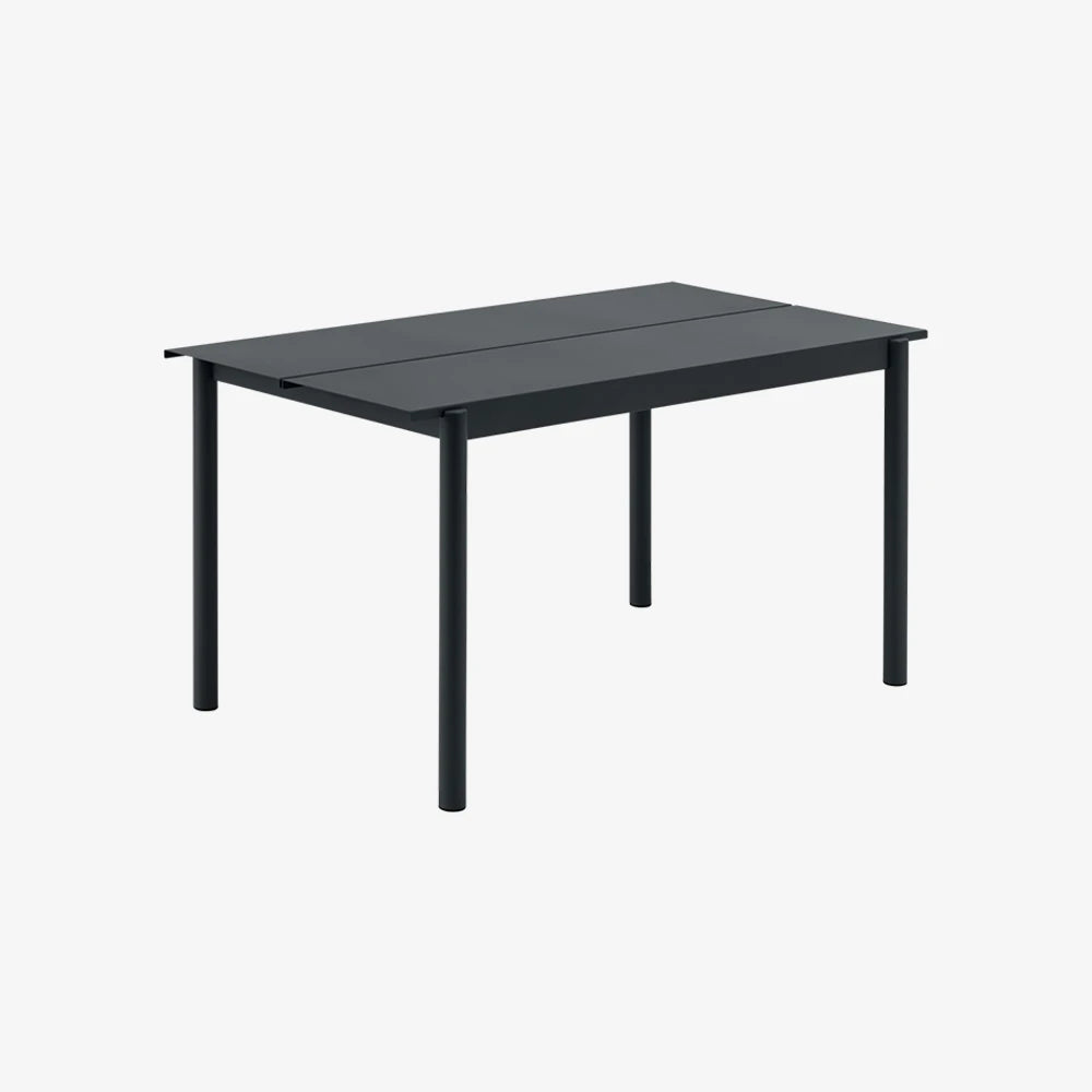 Linear Steel Table 140 Black - view 1