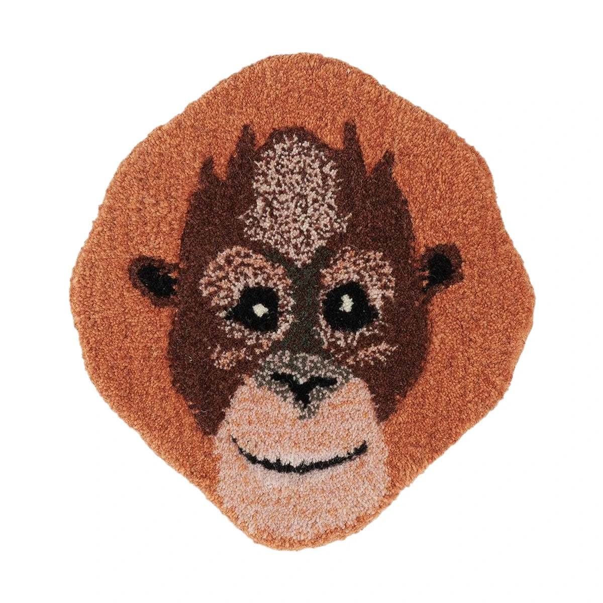 Oddly Orangutan Head Rug - view 1
