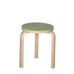 Stool 60 Coloring Green And Yellow Stool - view 1