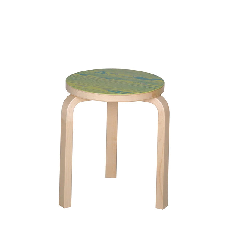 Stool 60 Coloring Green And Yellow Stool - view 1