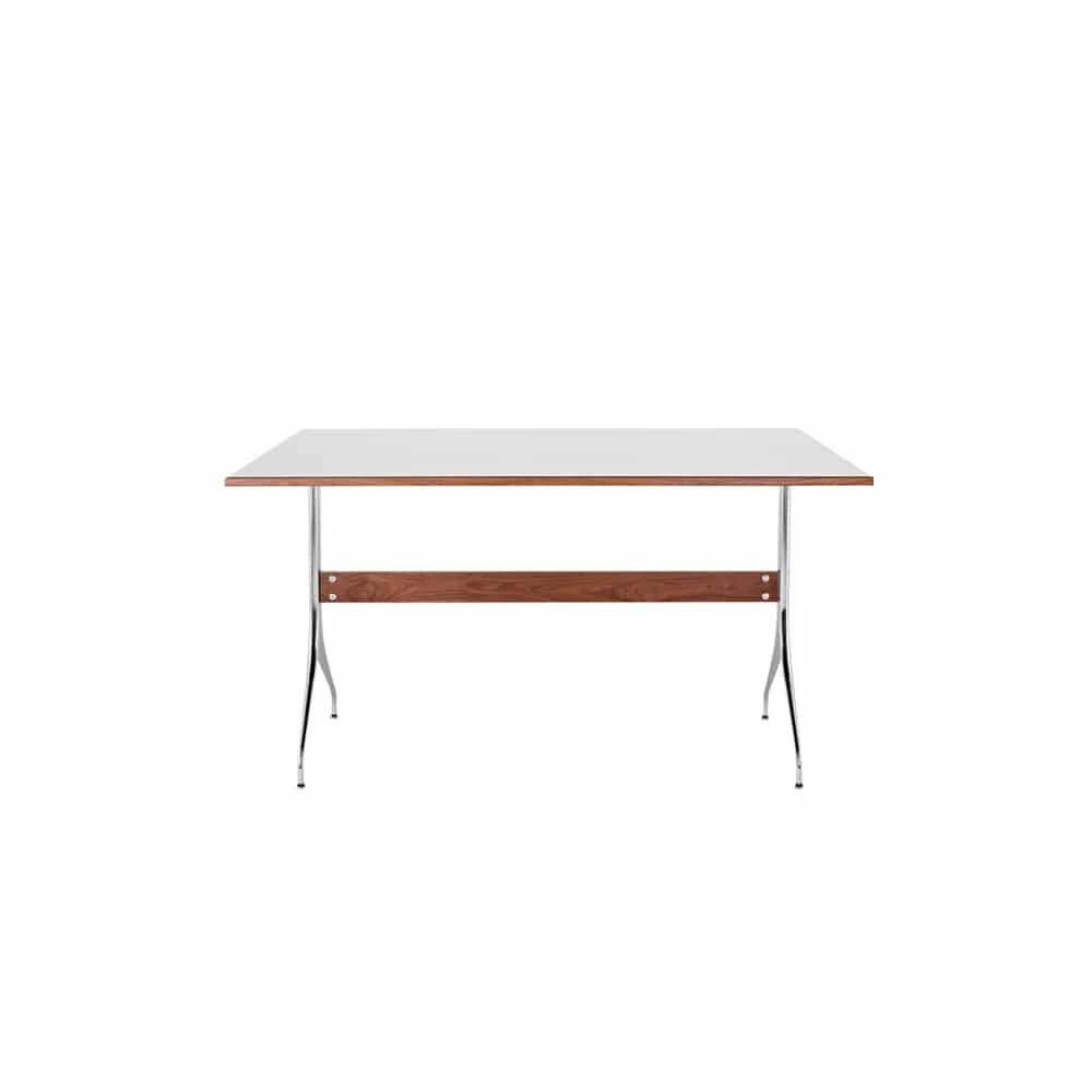 Nelson Rectangular Work Table (White) - view 1
