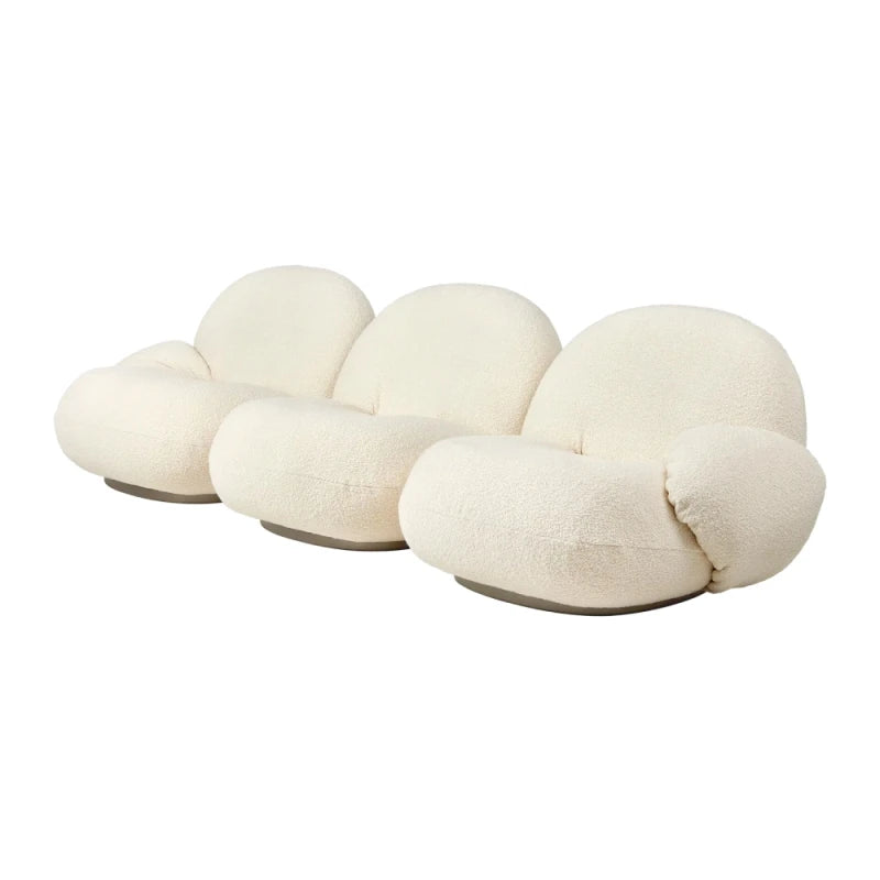 Pacha Sofa 3-Seater - Bouclé White (Karakorum 001) - view 1