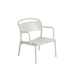 Linear Steel Lounge Armchair Grey - view 1