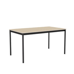 Base Table 140 x 80 Black/Oak - view 1