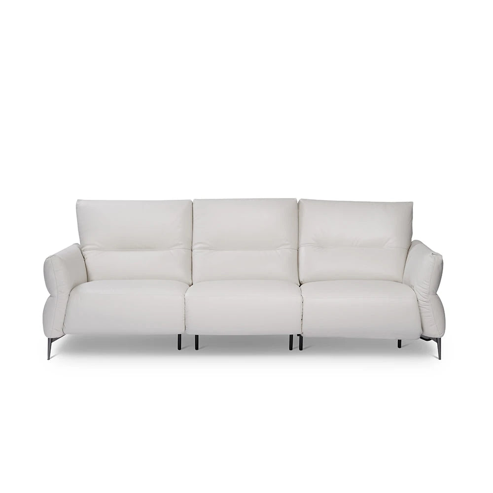 Macao Recliner Cold White 4-Seater Sofa - view 1
