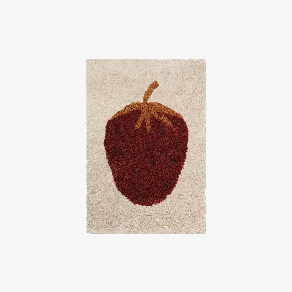 Fruiticana Tufted Strawberry Rug Small - view 1