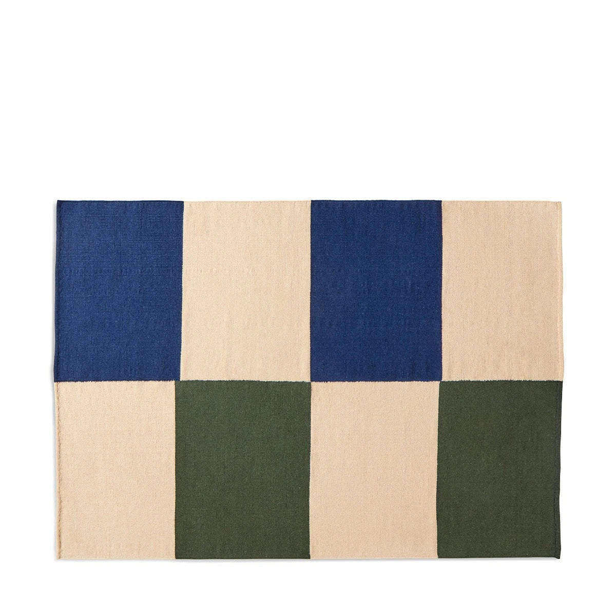 Ethan Cook Flat Works 200 x 300 Peach green check - view 1