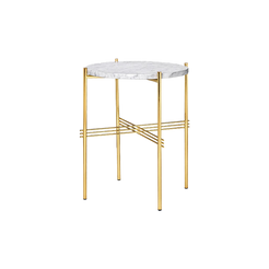 TS side Table 40 Brass Frame - view 1