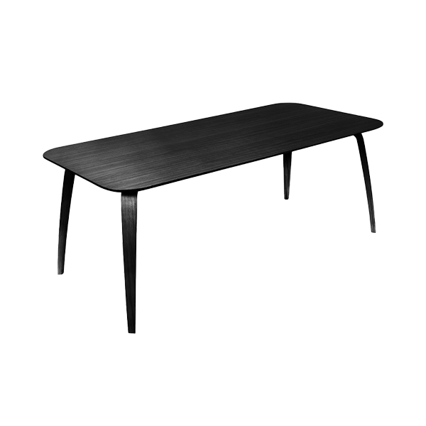 Dining Table Rectangular 90 x 180 Black - view 1