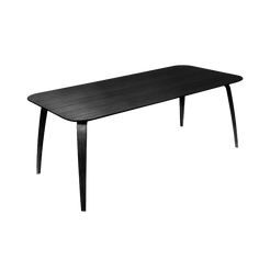 Dining Table Rectangular 90 x 180 Black - view 1