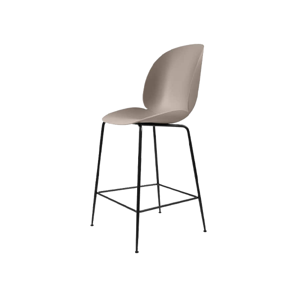 Beetle Counter Chair Black Frame / New Beige - view 1