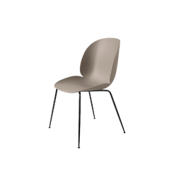 Beetle Dining Chair Black Chrome Frame / New Beige - view 1