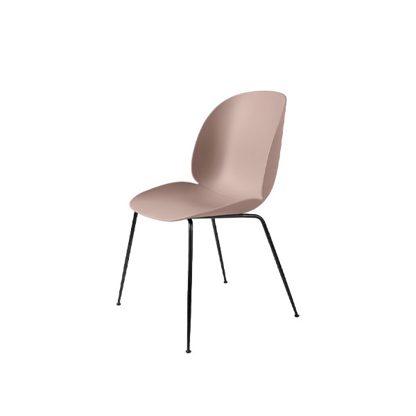 Beetle Dining ChairBlack Frame / Sweet Pink - view 1