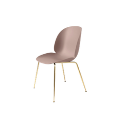 Beetle Dining Chair Brass Frame / Sweet Pink - view 1