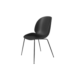 Beetle Dining Chair Black Chrome Frame / Black - view 1