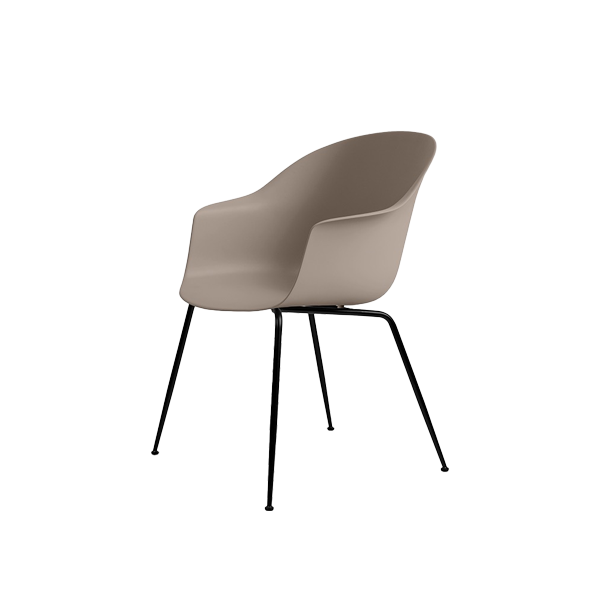 Bat Dining Chair Black Frame/New Beige - view 1