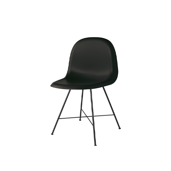 3D Dining Chair Black - view 1