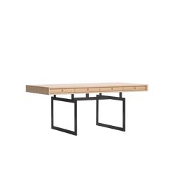 OFFICE DESK - OAK / GREY - view 1