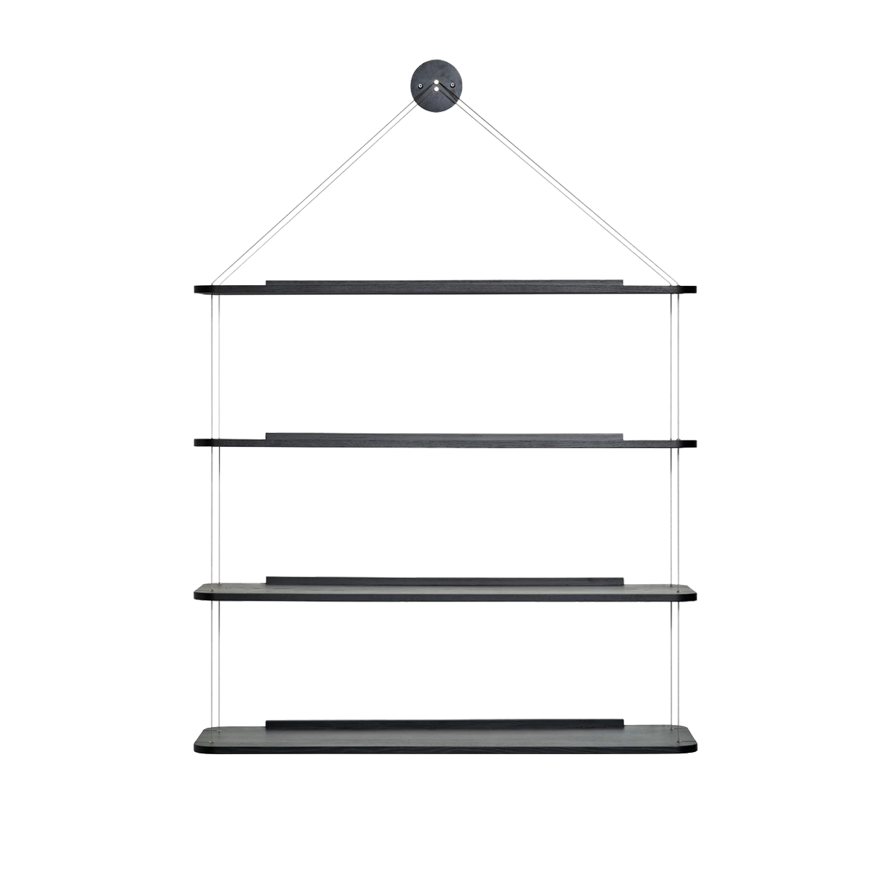 LIBRERIA PENSILE WIRE BOOKCASE - BLACK - view 1