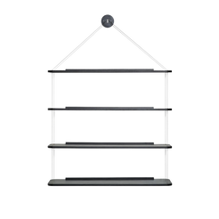 LIBRERIA PENSILE WIRE BOOKCASE - BLACK - view 1