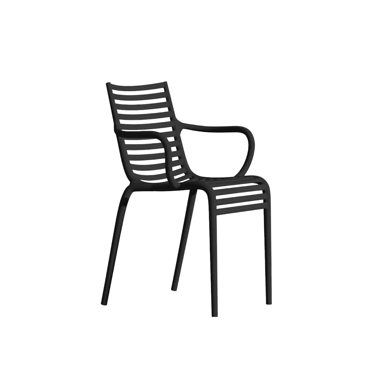 PIP-E ARM CHAIR_ DARK GREY - view 1