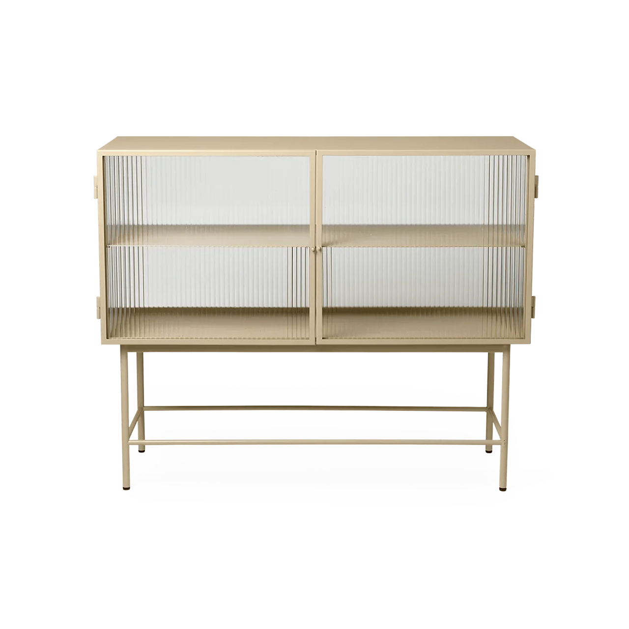 HAZE SIDEBOARD REEDED GLASS CASHMERE - view 1