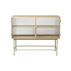 HAZE SIDEBOARD REEDED GLASS CASHMERE - view 1