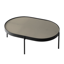 NoNo Table Large Beige Glass - view 1