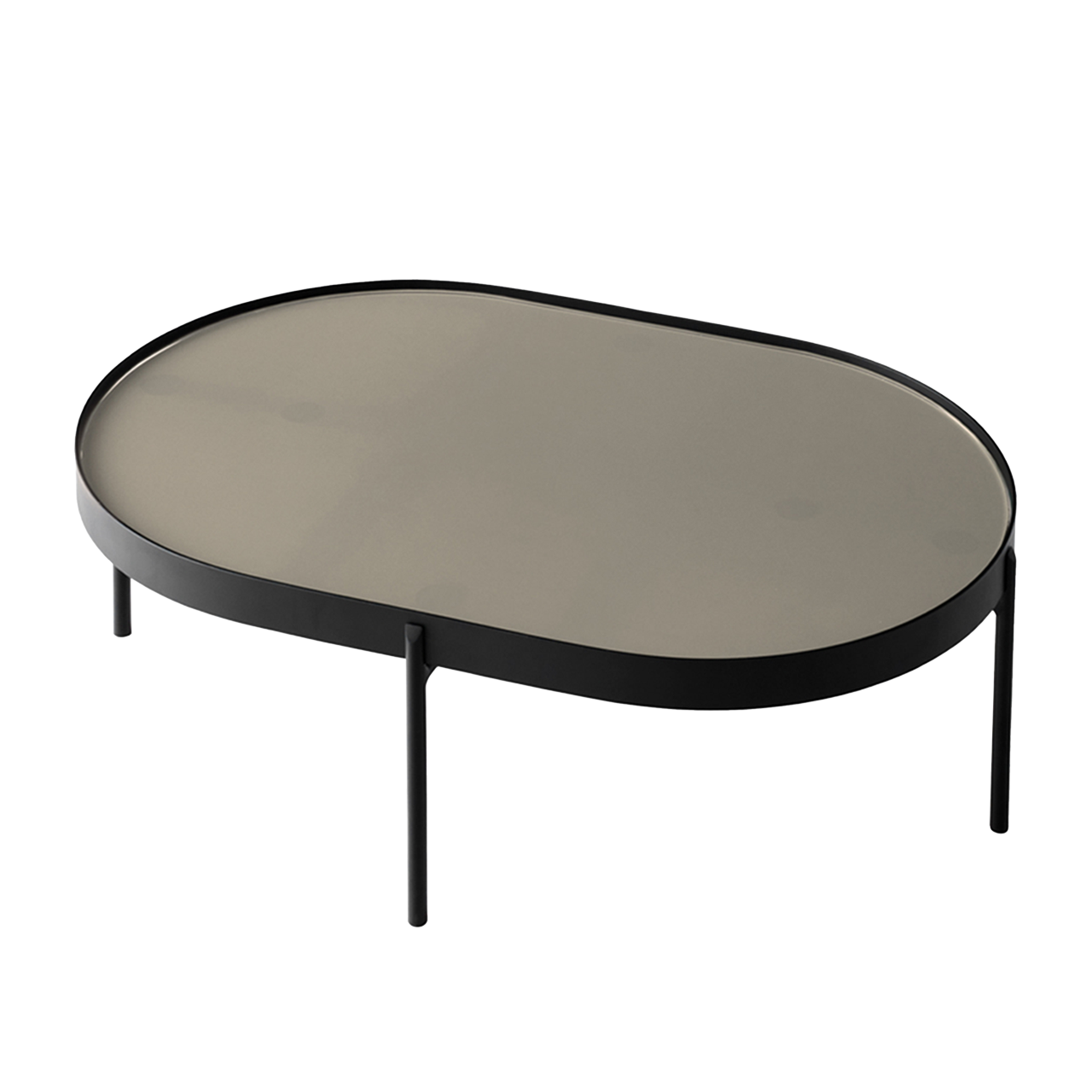 NoNo Table Large Beige Glass - view 1