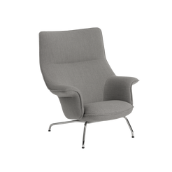 DOZE LOUNGE CHAIR RE-WOOL 128/CHROME - view 1