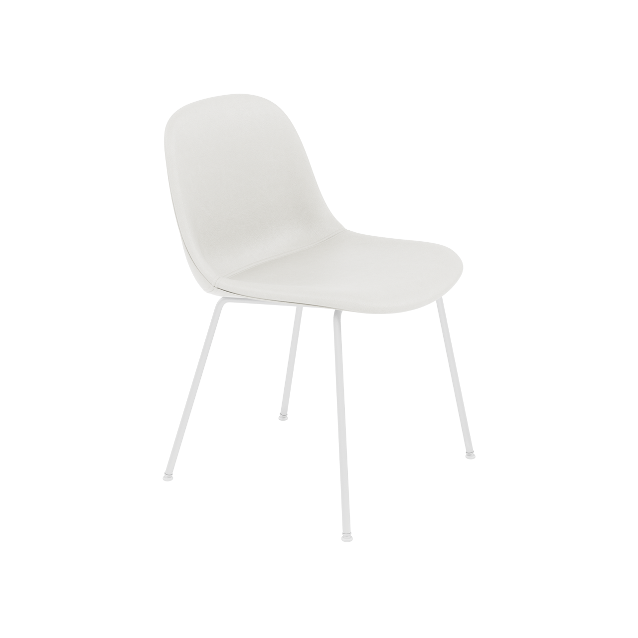 FIBER SIDE CHAIR TUBE BASE WHITE - view 1