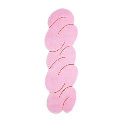 Pink Squiggle Rug - view 1
