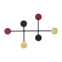 Afteroom Coat Hanger Large Black/Brass - view 1