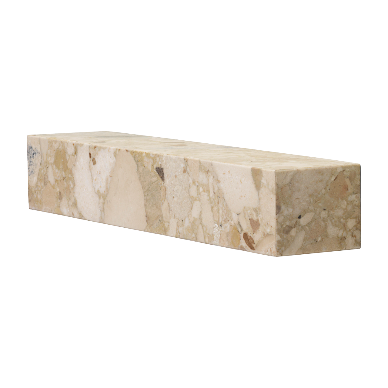 Plinth Shelf Sand Kunis Breccia - view 1